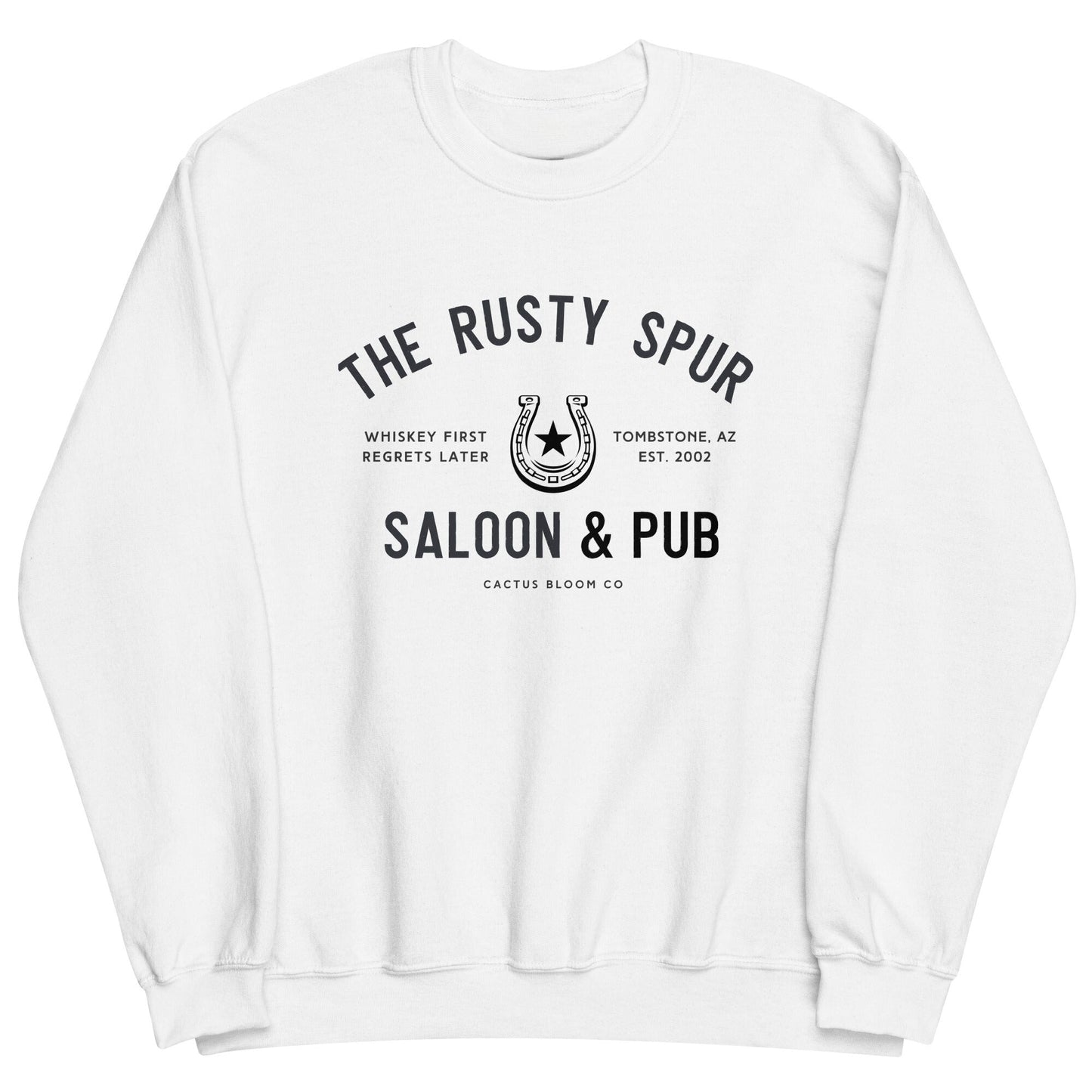 RUSTY SPUR SALOON & BAR SWEATSHIRT - Cactus Bloom Co.