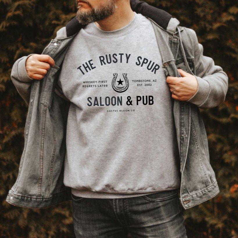 RUSTY SPUR SALOON & BAR SWEATSHIRT - Cactus Bloom Co.