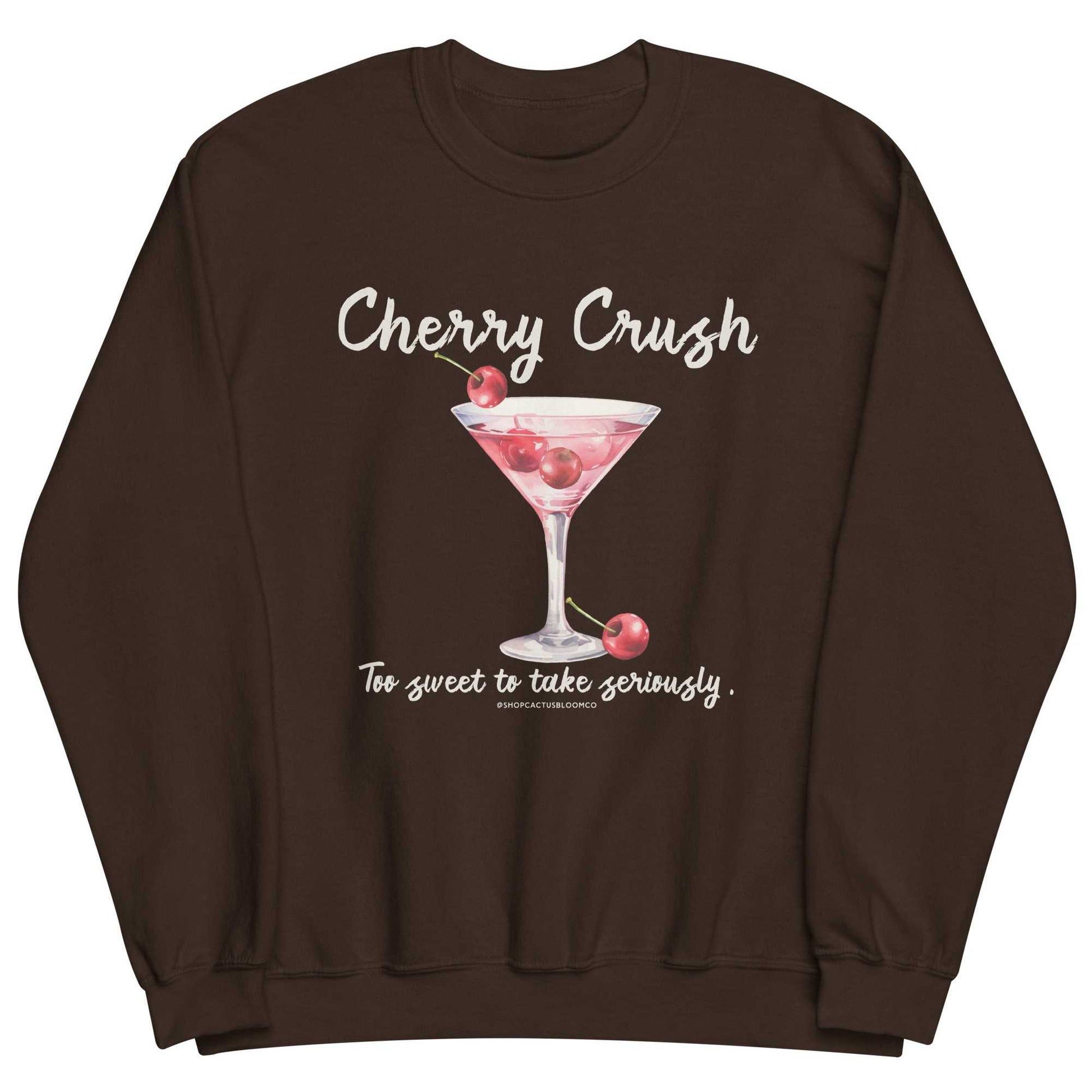 CHERRY MARTINI COCKTAIL SWEATSHIRT Cactus Bloom Co.