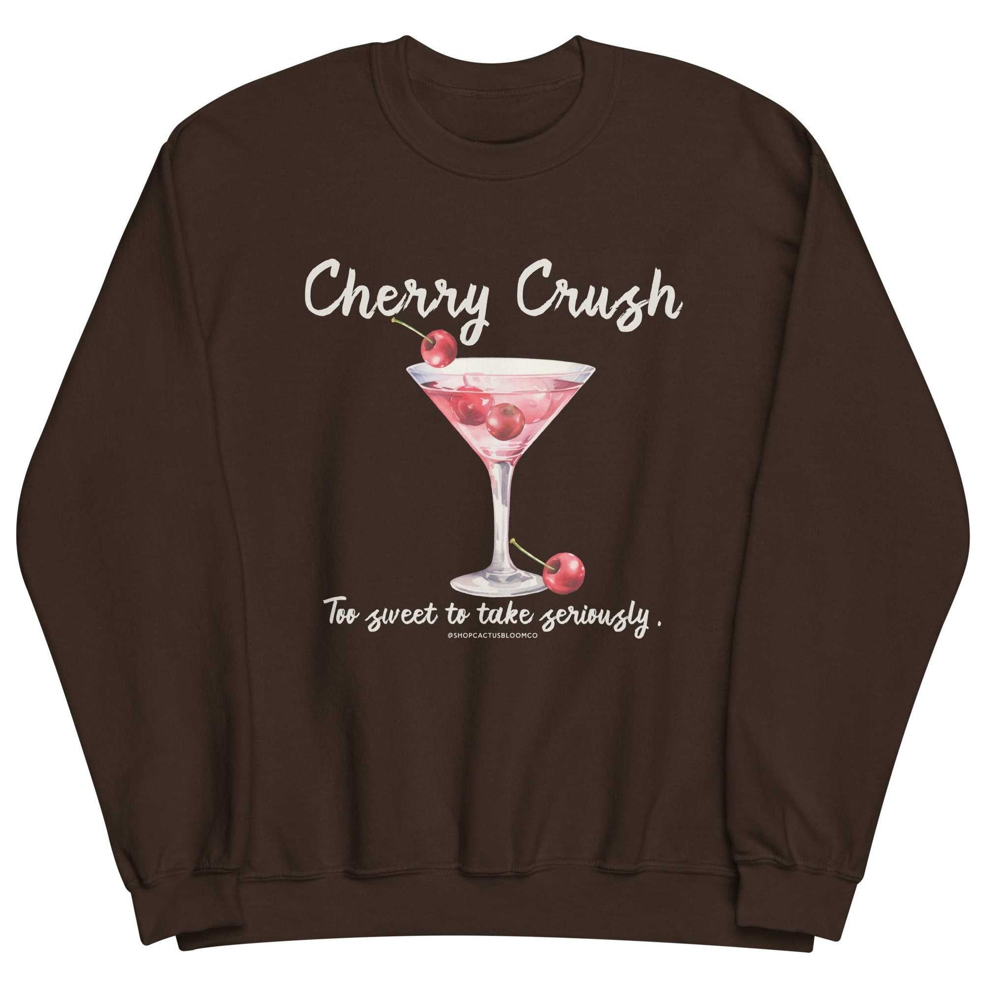 CHERRY MARTINI COCKTAIL SWEATSHIRT Cactus Bloom Co.