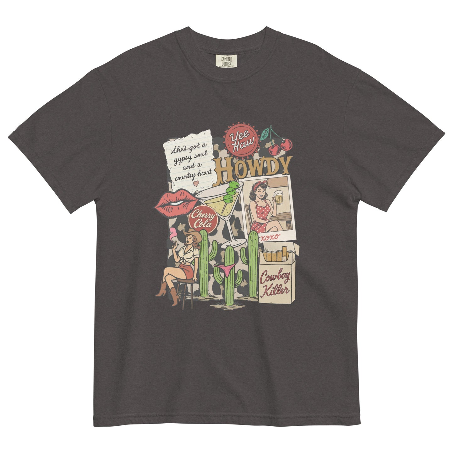 HOWDY COWGIRL TEE Cactus Bloom Co.