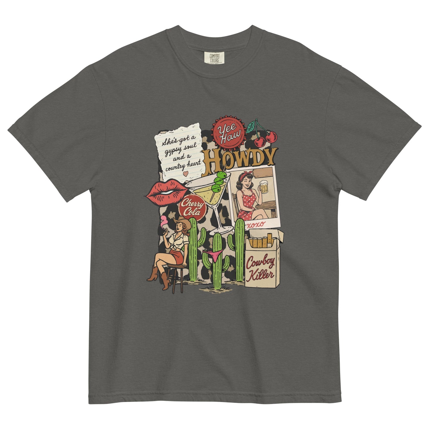 HOWDY COWGIRL TEE Cactus Bloom Co.