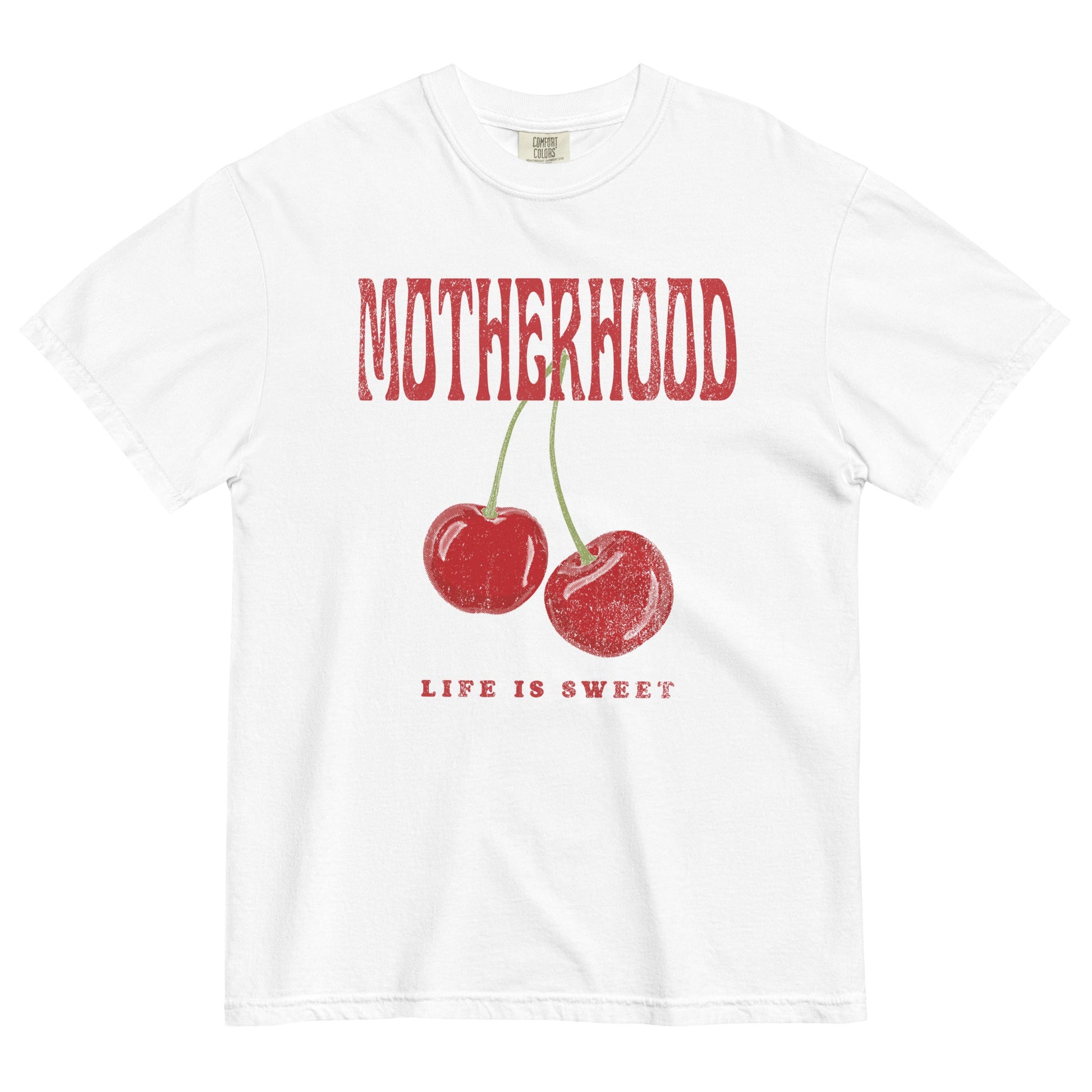 MOTHERHOOD CHERRIES TEE Cactus Bloom Co.