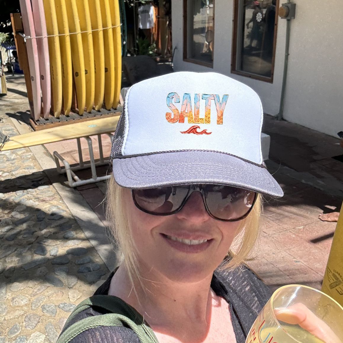 SALTY BOHO TRUCKER HAT Cactus Bloom Co.